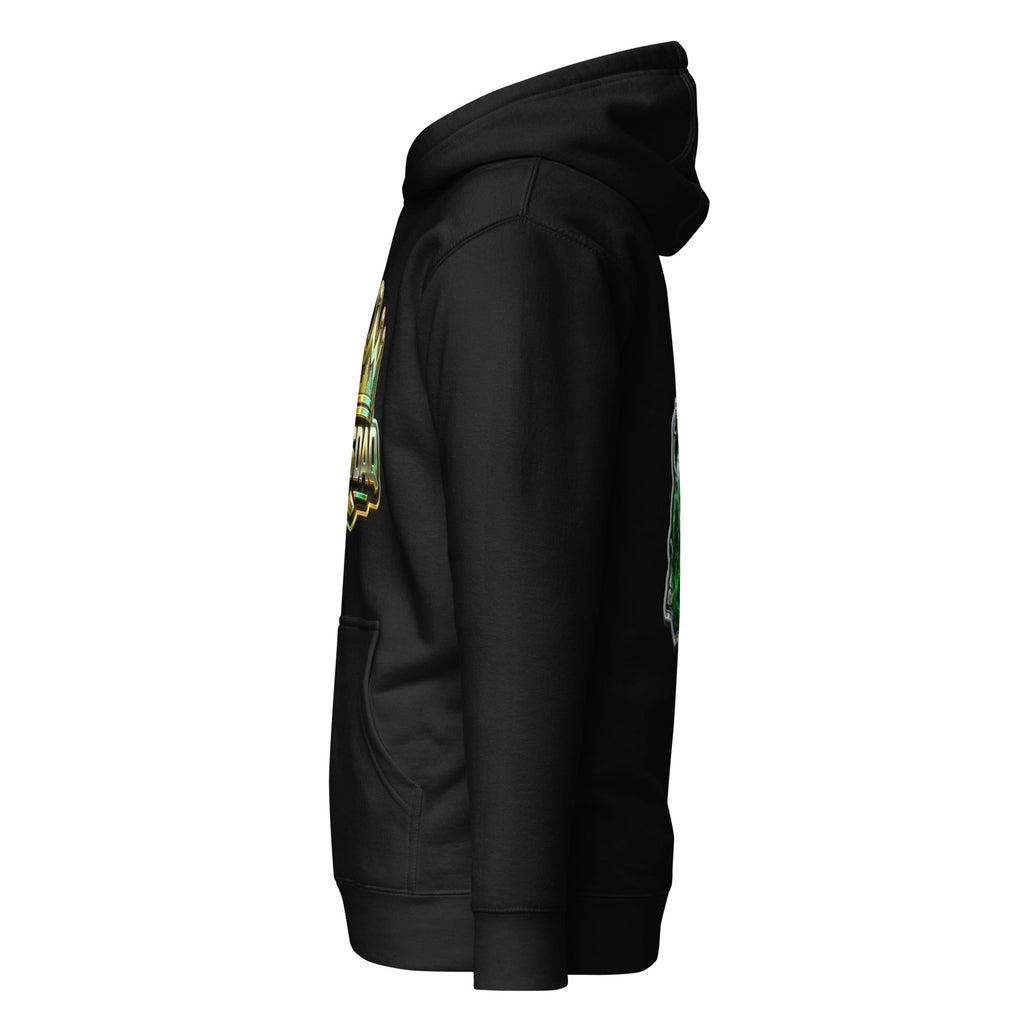 Side view of professional casual entrepreneur hoodie
